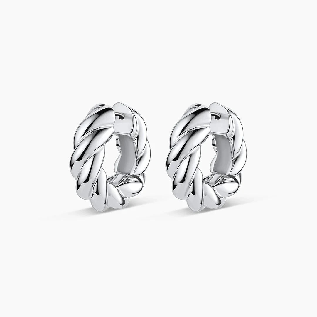Rope Hoop Earrings - Acadian Estates & CustomEarrings