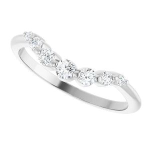 Round Diamond Contour Band - Acadian Estates & Custom