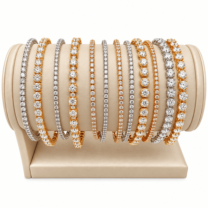 Round Diamond Tennis Bracelet - Acadian Estates &amp; CustomBracelet