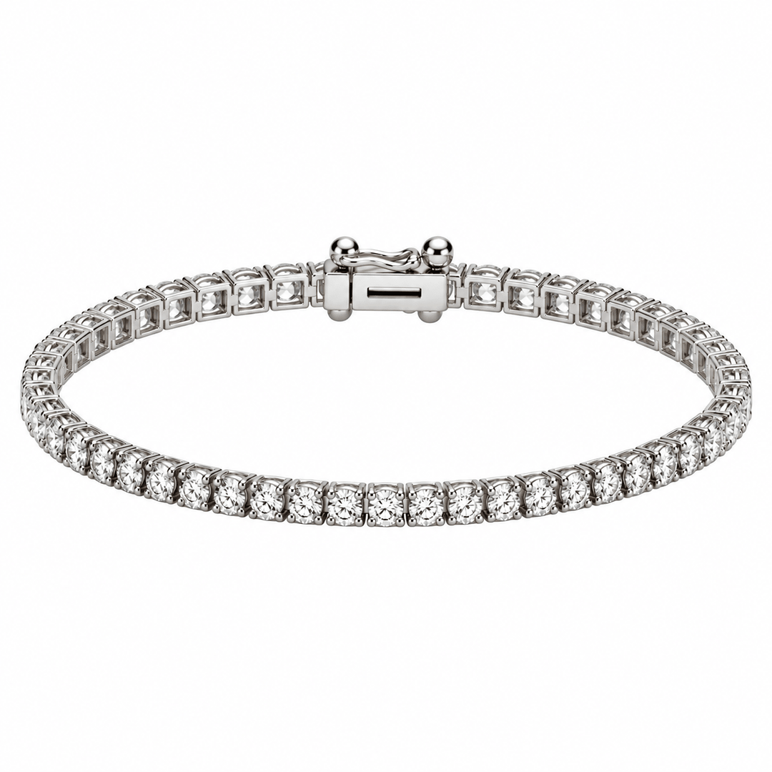 Round Diamond Tennis Bracelet - Acadian Estates &amp; CustomBracelet