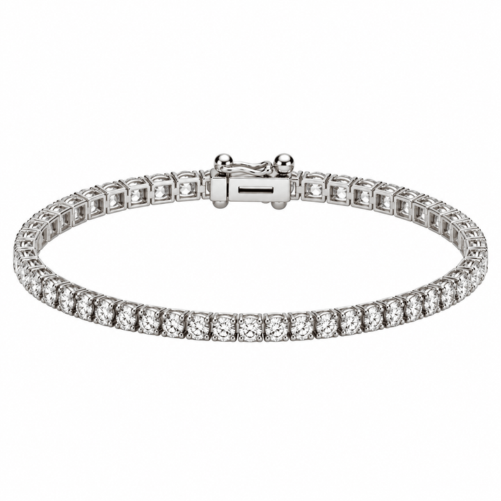 Round Diamond Tennis Bracelet - Acadian Estates &amp; CustomBracelet