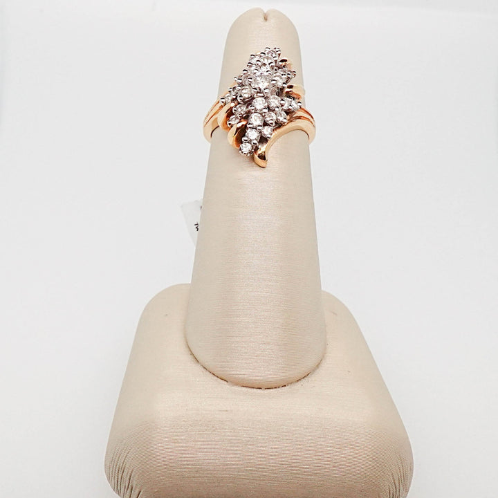 Round Diamond Twist Ring - Acadian Estates &amp; CustomRing