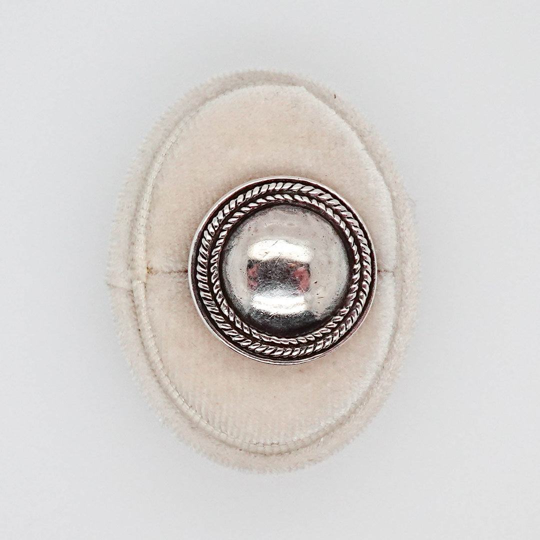 Round Dome Ring with Rope Detail - Acadian Estates & CustomRing
