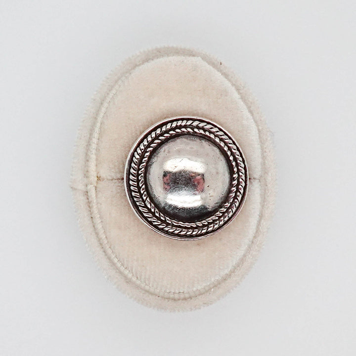 Round Dome Ring with Rope Detail - Acadian Estates &amp; CustomRing