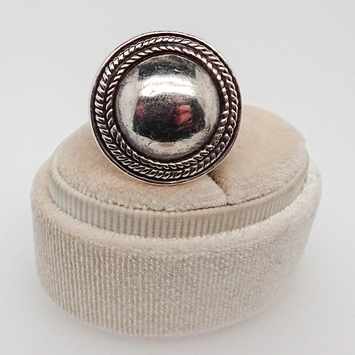 Round Dome Ring with Rope Detail - Acadian Estates &amp; CustomRing