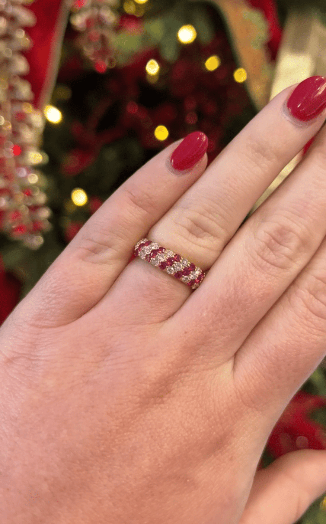 Ruby and Diamond Dome Ring - Acadian Estates &amp; CustomRing