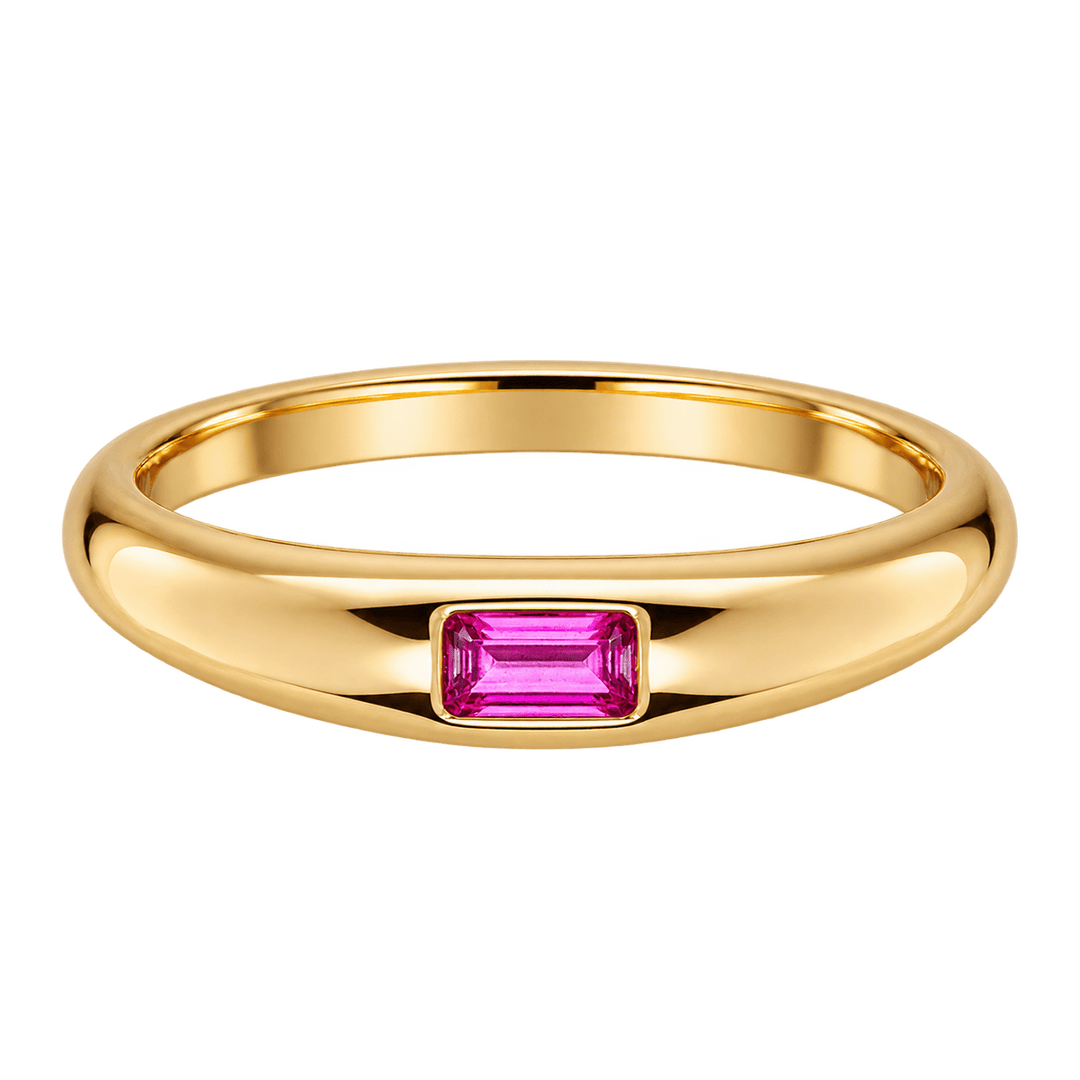 Ruby Dome Ring - Acadian Estates & CustomRing