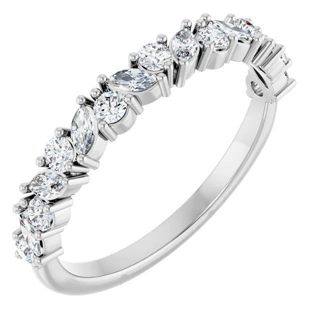Scattered Marquise Diamond Band - Acadian Estates & Custom