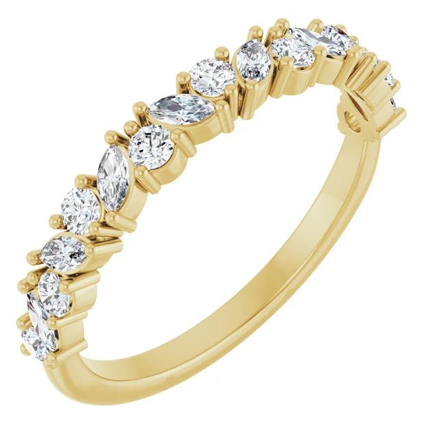 Scattered Marquise Diamond Band - Acadian Estates &amp; Custom