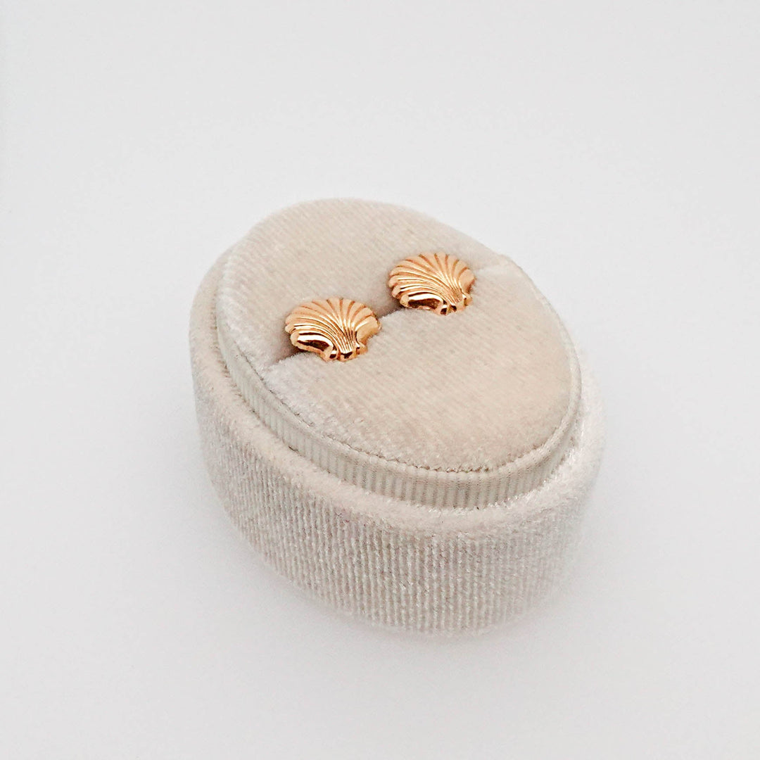 Sea Shell Stud Earrings - Acadian Estates &amp; CustomEarrings