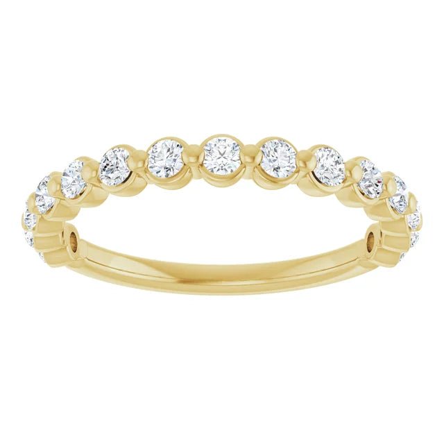 Shared-Prong Round Diamond Band - Acadian Estates &amp; Custom