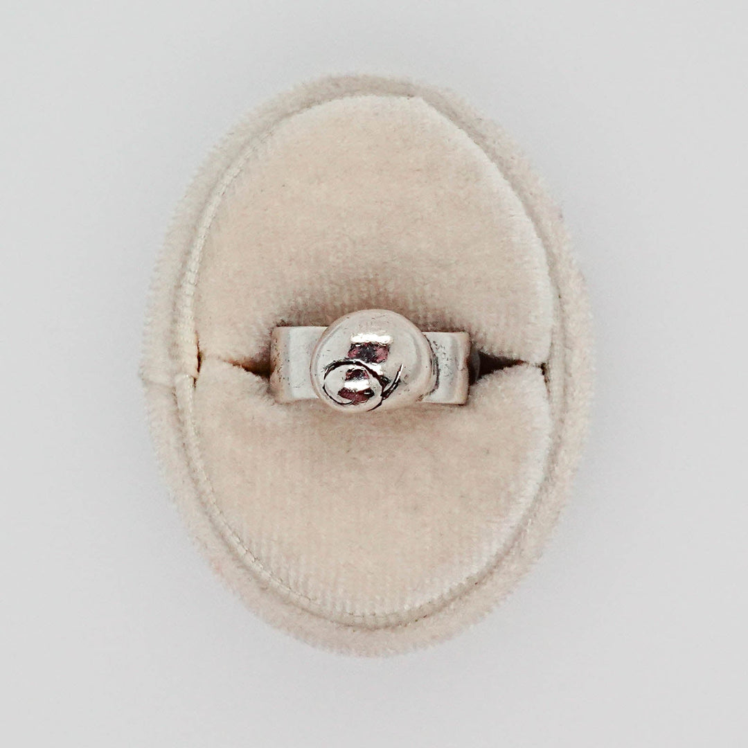 Shell Ring with Wide Band - Acadian Estates & CustomRing