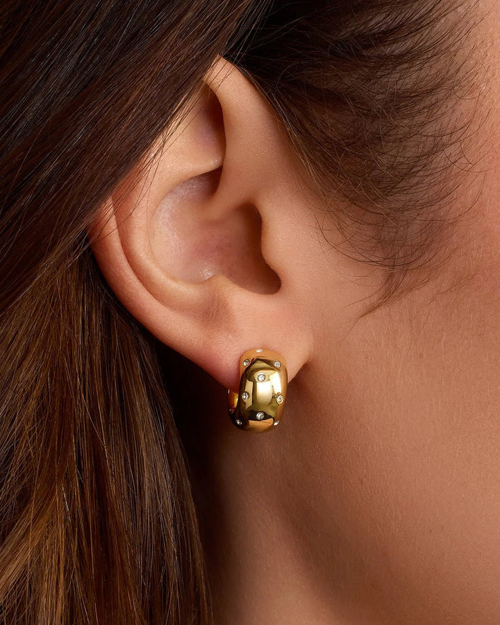 Shimmer Huggies - Acadian Estates &amp; CustomEarrings