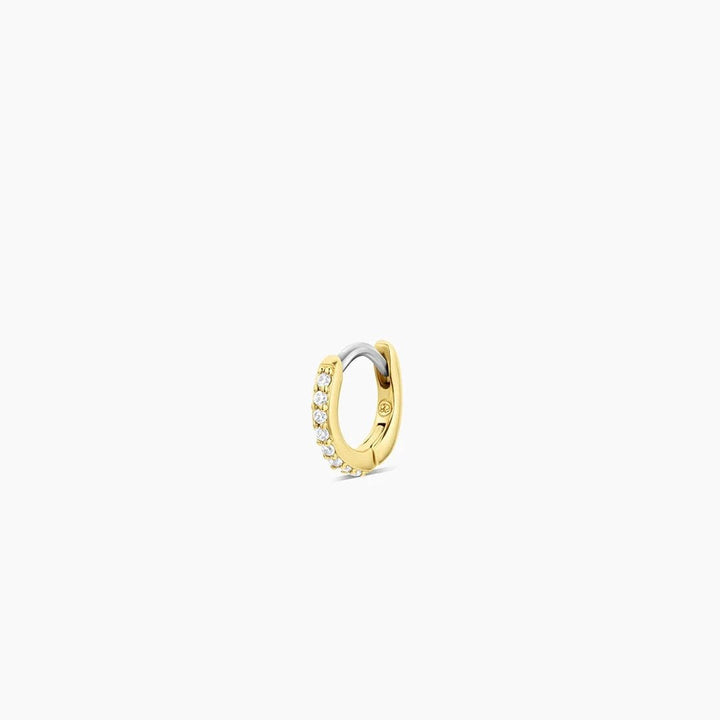 Simple Pave Huggies - Acadian Estates &amp; CustomEarrings