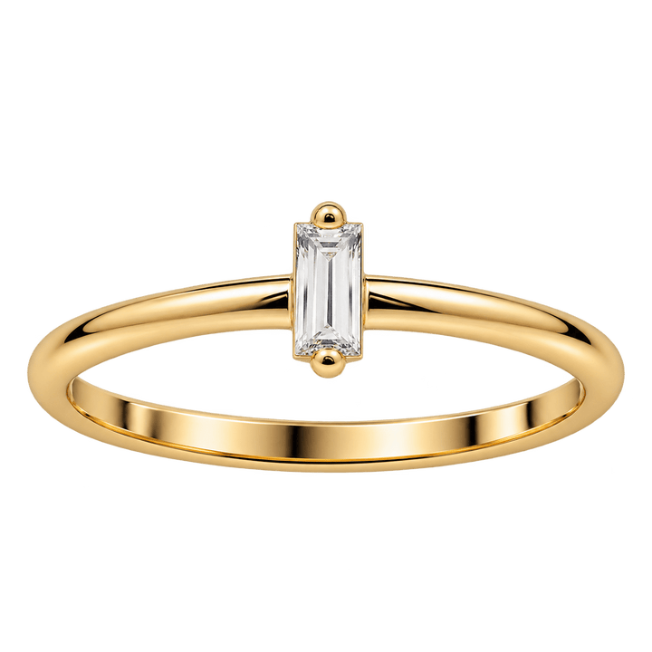 Single Baguette Diamond Ring - Acadian Estates &amp; CustomRing