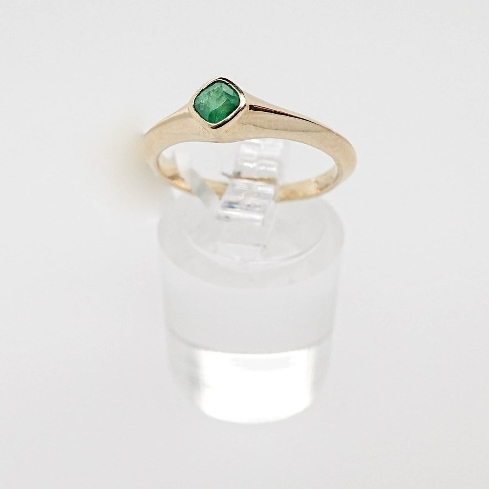 Single Emerald Ring - Acadian Estates & CustomRing