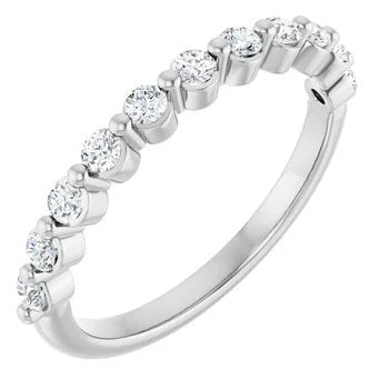 Single Shared-Prong Diamond Band - Acadian Estates &amp; Custom