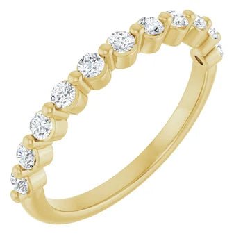 Single Shared-Prong Diamond Band - Acadian Estates &amp; Custom
