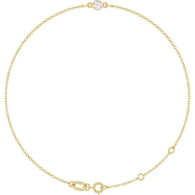 Solitaire Diamond Bracelet - Acadian Estates & Custom