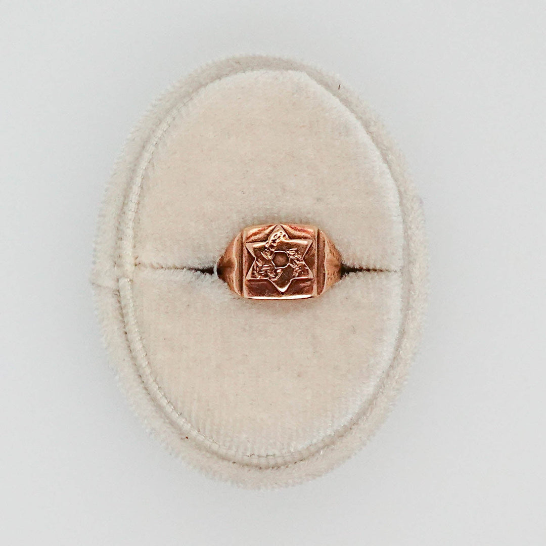 Star Signet Ring - Acadian Estates & CustomRing