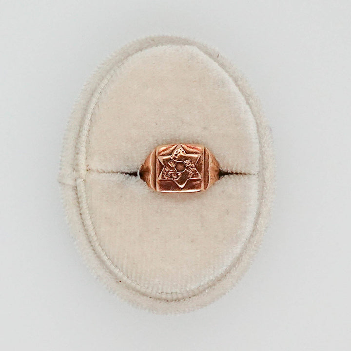 Star Signet Ring - Acadian Estates &amp; CustomRing