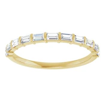 Straight Baguette Diamond Band - Acadian Estates &amp; Custom