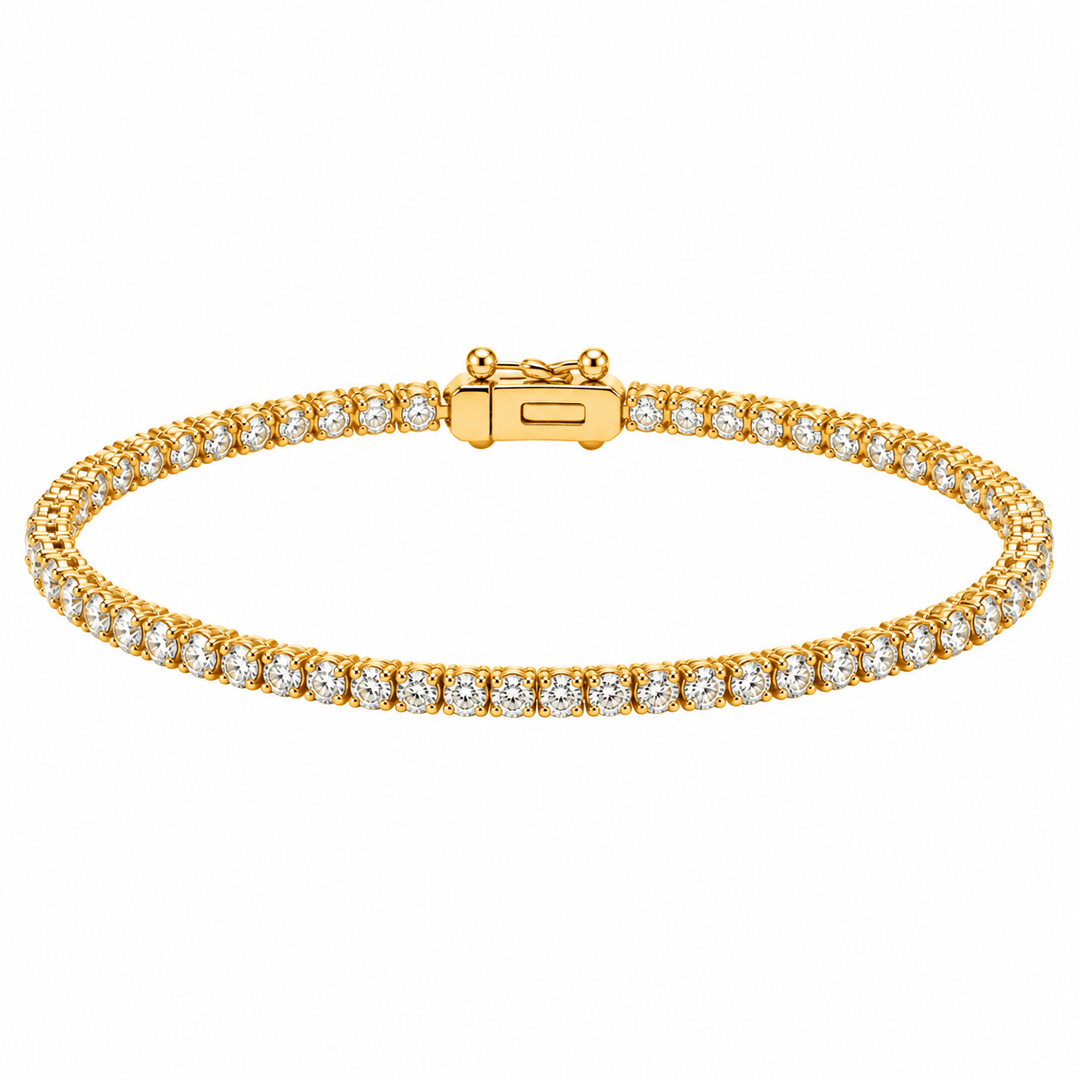 Tennis Bracelet with Round Diamonds - Acadian Estates &amp; CustomBracelet
