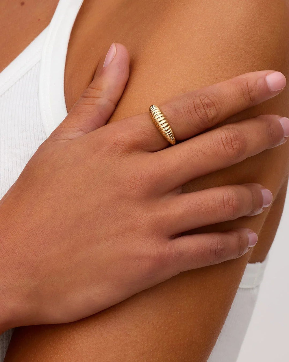 Textured Dome Ring - Acadian Estates & CustomRing