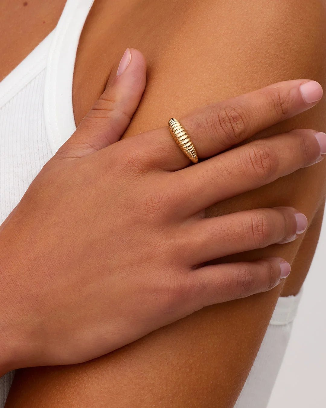 Textured Dome Ring - Acadian Estates &amp; CustomRing