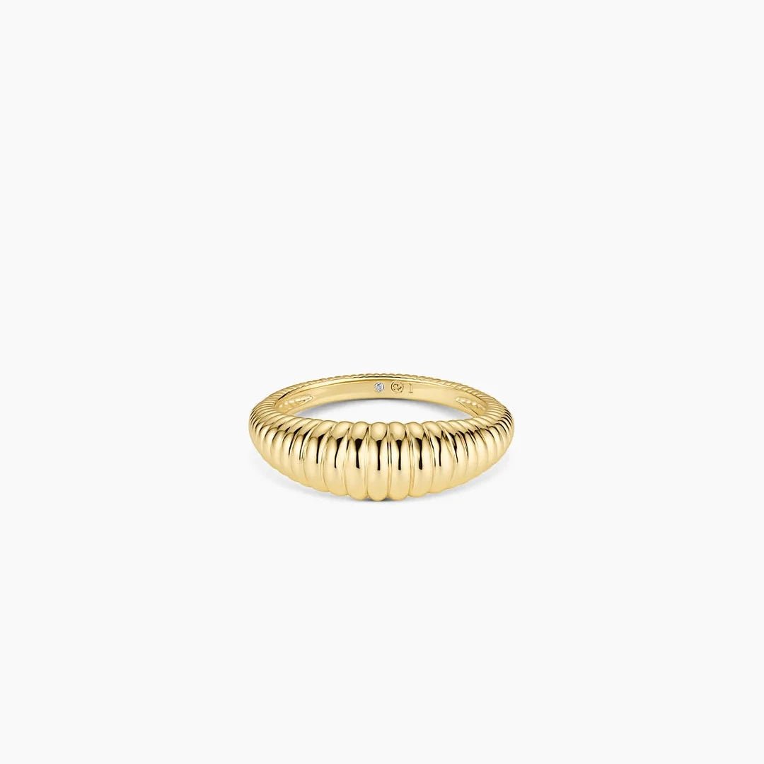 Textured Dome Ring - Acadian Estates & CustomRing
