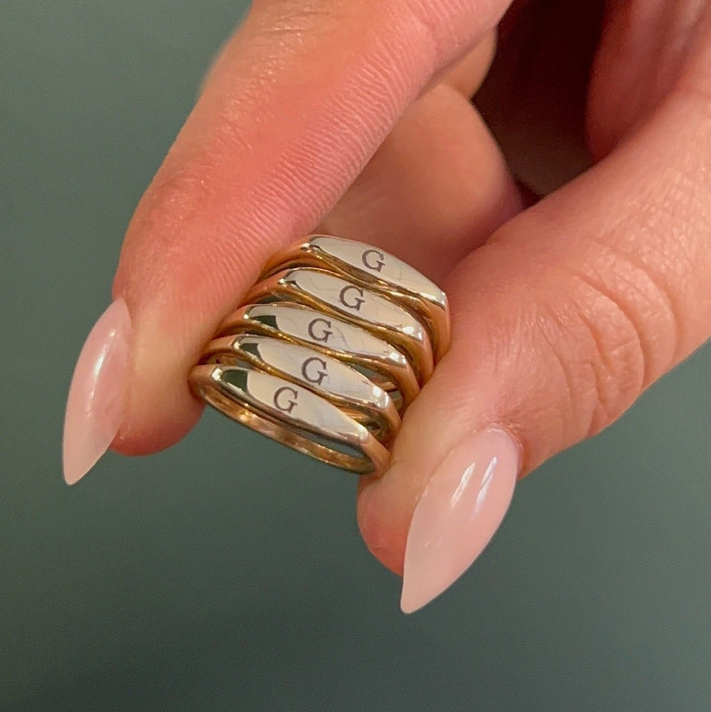 The Lovely Ring (Engravable) - Acadian Estates & CustomRing