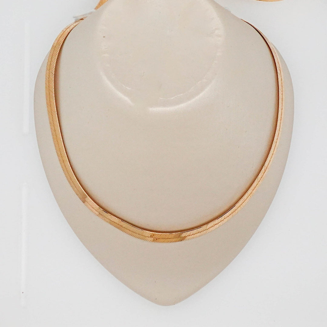 Thick Herringbone Chain - Acadian Estates &amp; Customnecklace