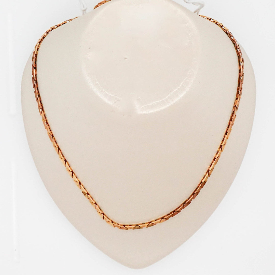 Triangle Link Chain Necklace - Acadian Estates &amp; Customnecklace