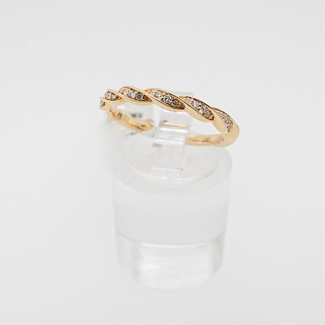 Twisted Diamond Ring - Acadian Estates &amp; CustomRing