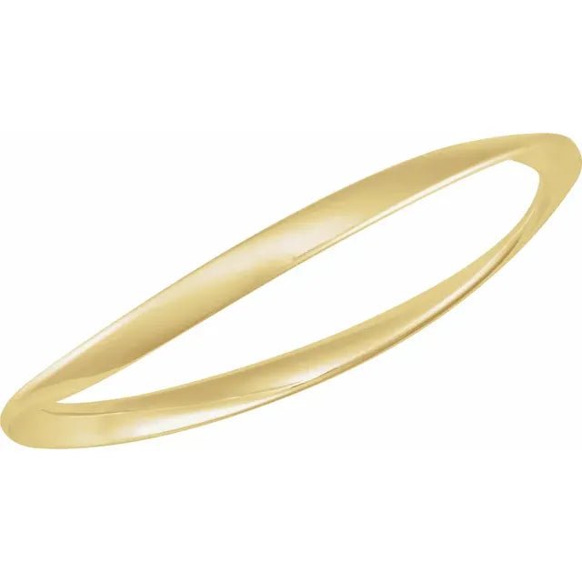 Wavy Bangle - Acadian Estates & CustomBracelet