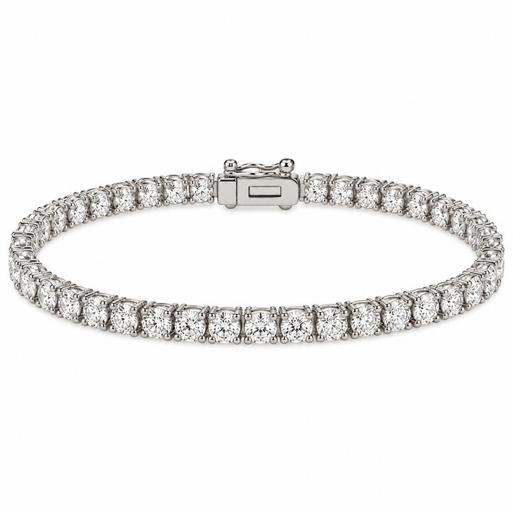 White Gold Diamond Tennis Bracelet - Acadian Estates &amp; CustomBracelet