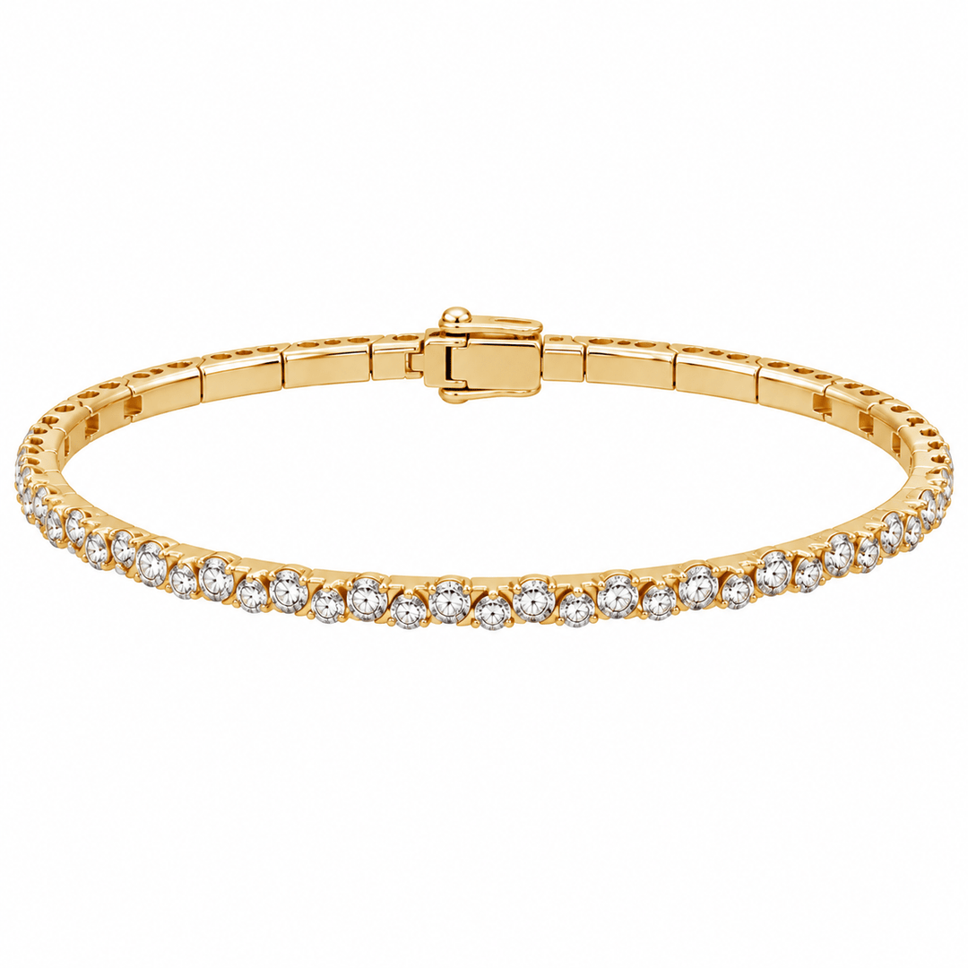 Zig Zag Detail Flex Bangle - Acadian Estates & CustomBracelet