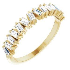 Baguette Diamond Anniversary Band - Acadian Estates & Custom