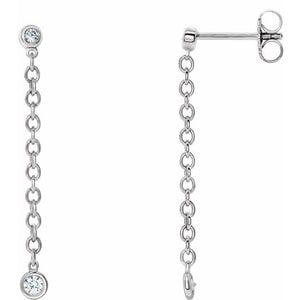 Diamond Chain Earring - Acadian Estates & CustomEarrings