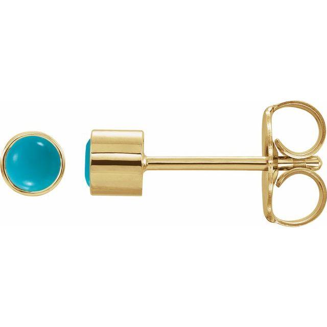 Gemstone Bezel-Set Earrings - Acadian Estates &amp; CustomEarrings