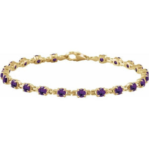 Gemstone Line Bracelet - Acadian Estates & CustomBracelet