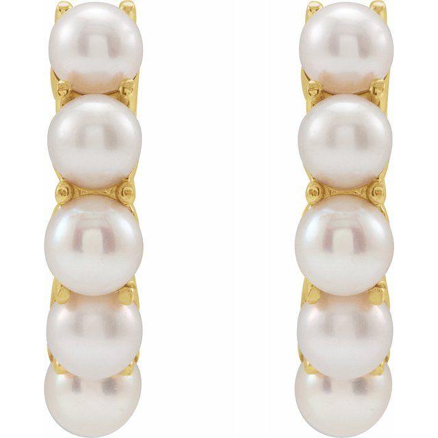 The Pearl Huggies - Acadian Estates &amp; CustomEarrings